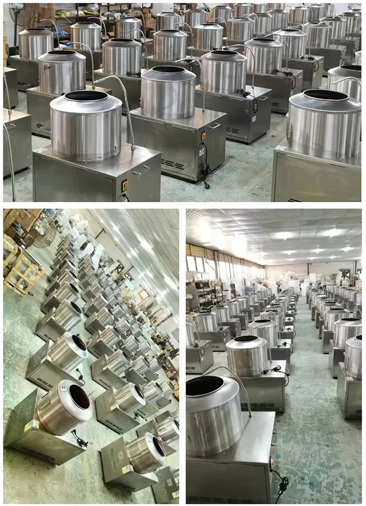 Industry Fully Automatic Electric Potato Chip Making Quick Peeling Potato Peeler Washing Cleaning Machine Easy Operation - Image 21