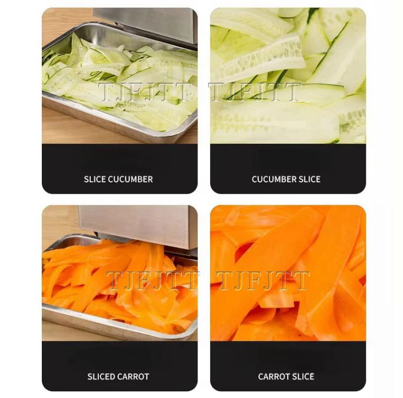 Electric Slicer Commercial Fruit And Vegetable Lemon Potato Radish Slicing And Vegetable Slicer Machine - Image 17