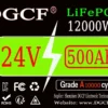 24V 🔋12000Wh 500Ah LiFePO4 Lithium Battery, Built-in 200A BMS, Rechargeable Battery, for RV/Camper, Solar, Marine, Overland/V - Image 9