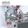 ZONESUN ZS-DTGT1P Automatic Honey Cream Filling Machine Pneumatic Viscous Liquid Chili Sauce Gel Peanut Butter with Conveyor - Image 2