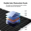 10V 220V 2000W Flexible Solar Panel System 12V Battery Charger Controller 4000W Inverter Kit Complete For Home Outdoor Capming - Image 4