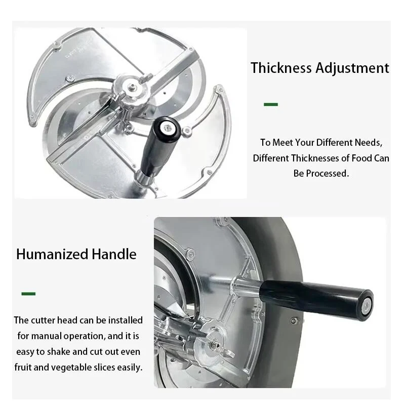 Electric Slicer Commercial Fruit And Vegetable Lemon Potato Radish Slicing And Vegetable Slicer Machine - Image 6