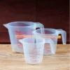 3pcs 250/500/1000ml Baking Liquid Measuring Cups PVC Scale Cup Plastic Measuring Volume Beaker Kitchen Baking Tools - Image 4