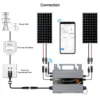 600W 700W 800W MPPT On Grid Micro Solar Inverter 20-60VDC Input With WiFi Function Suitable For 80-265VAC Home Grid - Image 5