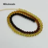Wholesale Natural 4mm Baltic Sea Amber Smooth Round Loose Beads For Making Jewelry DIY Necklace Bracelet Accessories - Image 13