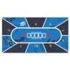 Holdem Poker Thick Mat Locked Edge 600x1200x2mm Rubber and flannelette high-end Tablecloth gambling chip special-purpose - Image 23
