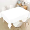 1/5 Pcs Multi Solid Color Disposable Plastic Tablecloth 137×183cm Rectangle Table Cover for Birthday Wedding Events Party Decor - Image 2