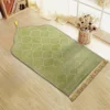 Thickened Printed Prayer Mat Plush With Tassel Flannel Irregular Prayer Mat - Image 9