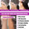 40 Inches HD 200% 13x6 Silky Bone Straight Lace Front Human Hair Wigs 13x4 Lace Frontal Remy Wig 5x5 Glueless Ready To Wear Wig - Image 5