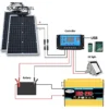 10V 220V 2000W Flexible Solar Panel System 12V Battery Charger Controller 4000W Inverter Kit Complete For Home Outdoor Capming - Image 2