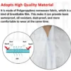 Disposable Breathable Dustproof Water Oil Resistant Work Safety Overall Anti Dust Spary Painting Decorating Labour Coverall Suit - Image 6