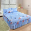 150/180/200cm Bed Skirts Princess Style Bedspread Cover with Skirt US Euro Bed Linen Smooth Twin Full Queen King Size Bed Sheet - Image 26