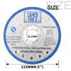 [:en]4.5 Inch Metal Cutting Disc Resin Cut Off Wheel 115mm Wheel Disc Angle Grinder Accessorie for Metal Stainless Steel Cutting Tool[:ar]4.5 Inch Metal Cutting Disc Resin Cut Off Wheel 115mm Wheel Disc Angle Grinder Accessorie for Metal Stainless Steel Cutting Tool[:] - Image 2