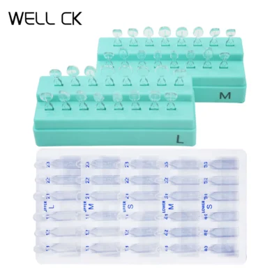 1 Set Dental Veneer Mould Kit Composite Resin Mold Light Cure Autoclave Anterior Front Teeth Mould Teeth Whitening Tools