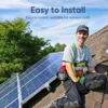 500W solar panel kit, with 12V polycrystalline silicon power supply, portable outdoor rechargeable solar cell, household generat - Image 6