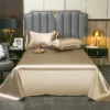 High End Satin Sheets, Soft And Comfortable Solid Color Sheets, Luxurious Single And Twin Bed Sheets - Image 8