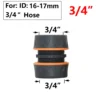 Garden Hose Quick Connector 1/2 3/4 1 Inch Pipe Coupler Stop Water Connector 16/20/32mm Repair Joint Irrigation System Fitting - Image 18