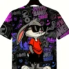 Men's 3D Rabbit Print T-Shirt | Soft Stretch Polyester Fabric | Casual Summer Knit Top with Bold - Image 4