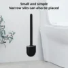 Silicone Toilet Brush and Holder Wall Mounted for Bathroom Quick Drying Efficient Professional Deep Cleaning cleaning - Image 5