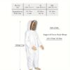 Glorious Future Thickened Beekeeping Suit, Full Body Bee Protector Coverall with Hood for Beekeepers, Multiple Sizes Available - Durable Other Material - Image 5