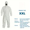 Disposable Breathable Microporous Protective Coveralls, 55gsm PPE Film Work Suit with Full-Body Protection, Loose Fit for Security and Industrial Use, Security Personnel Attire | Easyclean Design - Image 9