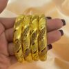 Elegant 4pcs Golden Bangle Set for Women - Vintage Boho Style, Perfect for Weddings & Everyday Glamour - Image 7