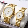 2pcs-CHENXI Fashion Youth Couple Set Watch Night Light Waterproof Men'S and Women'S Quartz Watch Romantic Date Two Piece Gift Set - Image 3