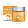 ROZINO Turmeric Lip Scrub - Vitamin C & Honey Infused, Super Moisturizing Pink Lips, Gentle Exfoliation for Soft & Smooth Lips, All Skin Types, Natural Ingredients, Natural Beauty Product | Gentle Exfoliation | Moisturizing Ingredients - Image 4