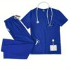 [:en]Ultra Quick-Dry V-Neck Scrub with Double-Layer Pockets for Doctors - ComfortMax, Ideal for Busy Shifts, Pink, Professional Medical Uniform, Scrubs for Adults[:ar]Ultra Quick-Dry V-Neck Scrub with Double-Layer Pockets for Doctors - ComfortMax, Ideal for Busy Shifts, Pink, Professional Medical Uniform, Scrubs for Adults[:] - Image 2