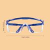 Adjustable Safety Goggles with Clear Lens - Dust, Impact & Splash Proof, Ideal for Welding, Riding & Laboratory Use, Durable Plastic Construction, Fit, Riding Goggles|Functional Design|Splash Proof Goggles - Image 2
