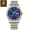 POEDAGAR 2023 best-selling waterproof luminous calendar men's quartz watch students Korean version of the trend of luxury stainless steel men's wristwatches factory wholesale. - Image 3