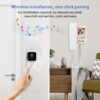 1 Set Video Doorbell with Intercom Smart Doorbell, 480P SD Display, Camera with 8.89 cm Screen, USB Rechargeable, Household Infrared Night Version Two-Way Speaking Long Battery, Easy Connection No Need app - Image 4