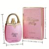 Delicate perfume for Women, Pink handbag shape with, elegant and refreshing dating perfume, birthday gift, Halloween gift, Christmas gift, Valentine's Day, party gift - Image 4