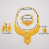 Fashionable Golden Jewelry Set from Dubai, Oriented Towards The Middle East. - Image 4