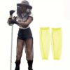 1 Pair of Colorful Polyester Mesh Leg Covers for Summer Outdoor Activities - Breathable, Mosquito & Fly Protection, Ideal for Fishing, Hiking, Camping & Beekeeping - Image 3