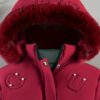 Winter Chic Plush Lined Parka Coat - Snow Suits for Girls with Elegant Beads Details, Padded, Warm, Casual, Hooded, and Soft Faux Fur Trim for Fall and Winter Seasons - Image 3