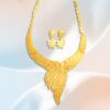 Luxurious 24K Gold-Plated Long Jewelry Set for Women - Includes Necklace and Earrings - Ideal for Weddings, Parties, and Gifts - Elegant Design with Crescent Moon and Star Motifs, Special Occasion Gift|Elegant Necklace and Earrings Set|Iron Crafted, Weddi - Image 2