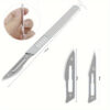 [:en]2pcs Handle Scalpel+10pcs Blades, 11# 23# Carbon SteelSurgical Scalpel DrY Utility Knife Cutting Tool PCB RepairAnimal Surgical Knife[:ar]2pcs Handle Scalpel+10pcs Blades, 11# 23# Carbon SteelSurgical Scalpel DrY Utility Knife Cutting Tool PCB RepairAnimal Surgical Knife[:] - Image 4