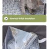 [:en]1pc Winter Style Cat House, Heightened Rainproof And Cold-proof Outdoor Warm Dog Nest, Four Seasons Waterproof Windproof Thickened Cat Shelter[:ar]1pc Winter Style Cat House, Heightened Rainproof And Cold-proof Outdoor Warm Dog Nest, Four Seasons Waterproof Windproof Thickened Cat Shelter[:] - Image 17