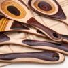 Set of Wooden Cooking Utensils Including a Pakkawood Ladle And Other Kitchen Tools for Wholesale. - Image 7