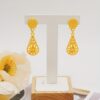 Dubai Golden Jewelry Set for Women Earrings Ethiopian African Long Chain Golden Color Big Necklace Wedding Bridal Gift - Image 7
