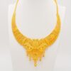 Luxury India Dubai Jewelry Set for Women Large Wide Necklace Set Nigeria Morocco Bridal Wedding Party Gift - Image 2