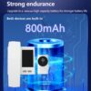 8.89cm Screen Video Doorbell No Subscription, No APP, No WiFi. Wireless Doorbell Camera with Night Vision - Easy One-Click Connection, Two-Way Intercom, Rechargeable Battery, Low Power Consumption, Ideal for Home Security/Office/Indoor/Monitoring, White, - Image 9