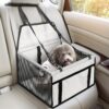 [:en]Bottom and front with thickened PE partitions Pet reinforced car booster seat for dogs and cats Portable breathable bag with safety belt Dog carrier safe and stable for travel Attention with clip-on belt with PVC tube (pink, blue, gray, black, red)[:ar]Bottom and front with thickened PE partitions Pet reinforced car booster seat for dogs and cats Portable breathable bag with safety belt Dog carrier safe and stable for travel Attention with clip-on belt with PVC tube (pink, blue, gray, black, red)[:] - Image 2