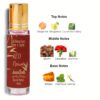of Red Amber Patchouli Vanilla Perfume Oil with a 15% Concentration for Women, Featuring a Floral Scent, Alcohol-Free Formula, And Long-Lasting Fragrance. - Image 3