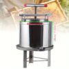 Stainless Steel Honey Press Manual Extractor Wax Pressing Machine Fruit Juice Wine Making Beekeeping Equipment - Image 2