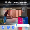 3MP Full HD Wireless WiFi Surveillance Camera IPX6 Grade Outdoor Camera, PTZ 355°, 2.4G WIFI Two-Way Audio Motion Detection and Alarm Notification Push, Home Intercom Security Camera with Ethernet Port, Remote Full Color Night Vision Camera, APP Operation - Image 7