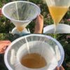 5pcs White Nylon Honey Strainers with Fine Mesh Filters - Conical Design for Efficient Filtration, Lightweight Foldable for Easy Storage, Durable Nylon Material - Ideal for Honey, Wine, Beeswax, Nuts, Milk | Kitchen & Beekeeping Essentials - Image 6
