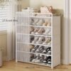 1 Set - Dustproof Foldable Shoe Display Rack with Non-Slip Base, Easy to Clean, Multi-Layer Storage Shelf for Shoes and Accessories - Image 15