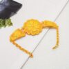 Golden Plated Luxury Long Jewelry Set African Women's Wedding Banquet Necklace Pendant Set Bracelet Earrings Necklace - Image 6